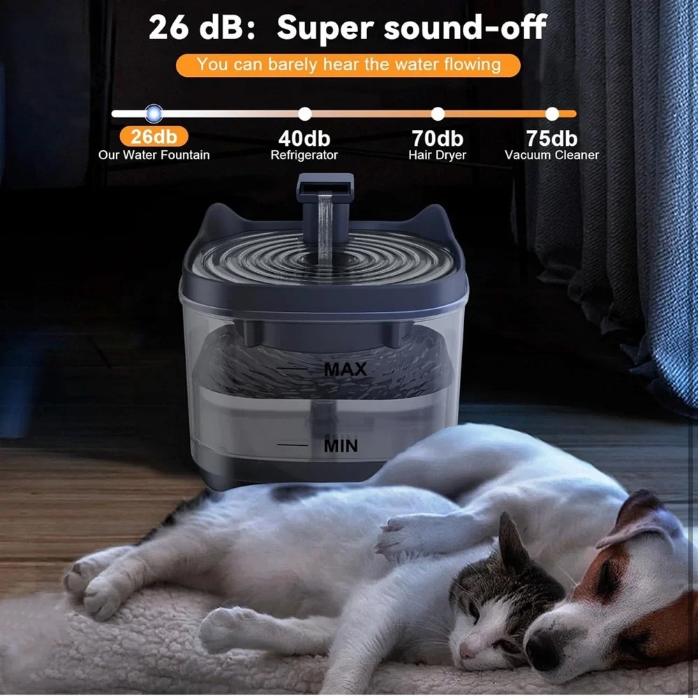 Pet water fountain